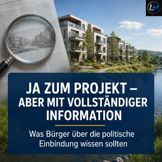 Ja zum Projekt – aber mit vollständiger Information